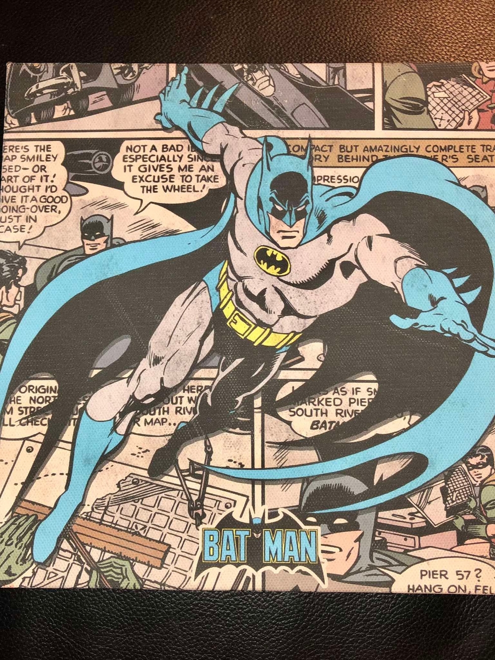 DC Comics Batman "Burst" Canvas Print